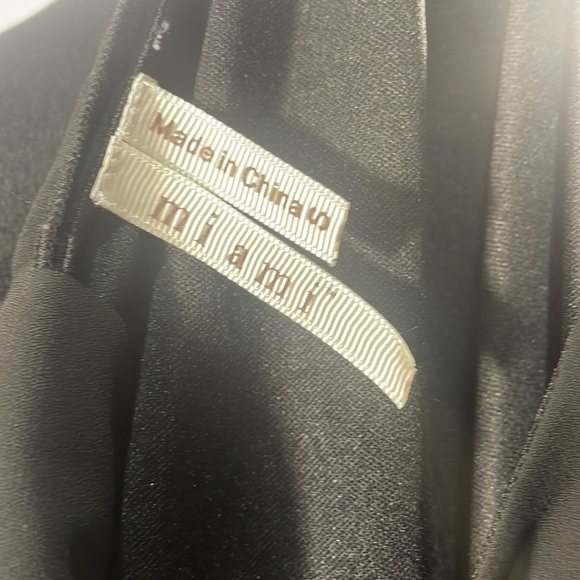 Miami Black Back Bow Dress, Small, Sheer with slip,mini, little black dress - Picture 8 of 10